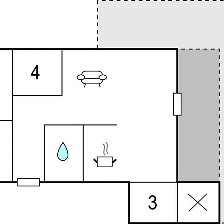 Дом отдыха 4 Bedroom Lovely In